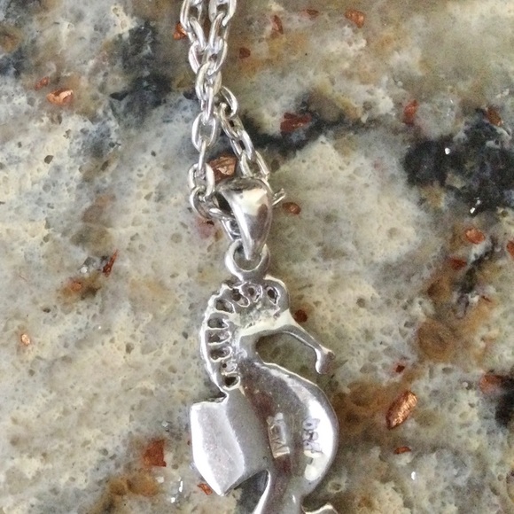 New Sterling Silver 18” Chain and Seahorse - Picture 3 of 10